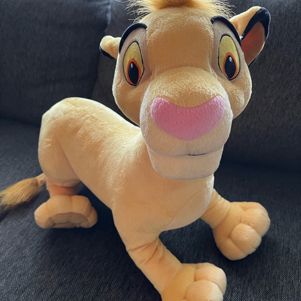 The Lion King - Large Simba Plush - Vintage 2002